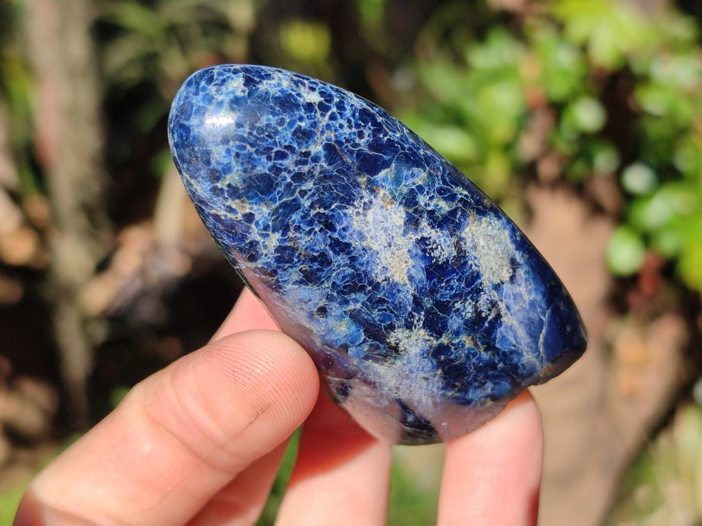 Polished Rare Dumortierite Standing Display Pieces x 12 From Madagascar - Toprock Gemstones and Minerals 