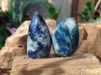 Polished Rare Dumortierite Standing Display Pieces x 12 From Madagascar - Toprock Gemstones and Minerals 