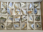 Natural Blue Lace Agate Specimens x 24 From Nsanje, Malawi - Toprock Gemstones and Minerals 