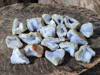 Natural Blue Lace Agate Specimens x 24 From Nsanje, Malawi - Toprock Gemstones and Minerals 
