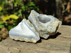 Natural Blue Lace Agate Specimens x 24 From Nsanje, Malawi - Toprock Gemstones and Minerals 