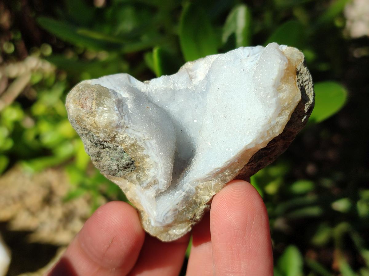 Natural Blue Lace Agate Specimens x 24 From Nsanje, Malawi - Toprock Gemstones and Minerals 