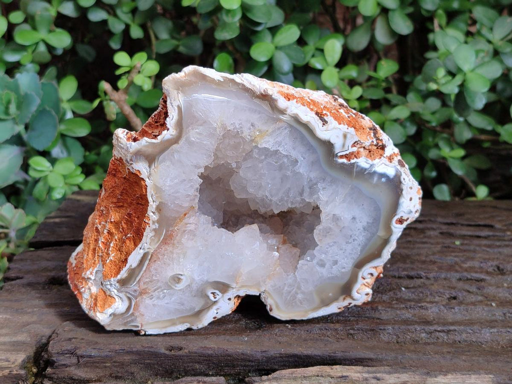 Polished Large Crystalline Agate Geode x 1 From Maintirano, Madagascar - Toprock Gemstones and Minerals 