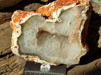 Polished Large Crystalline Agate Geode x 1 From Maintirano, Madagascar - Toprock Gemstones and Minerals 