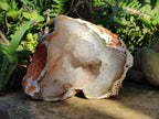 Polished Large Crystalline Agate Geode x 1 From Maintirano, Madagascar - Toprock Gemstones and Minerals 