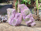 Natural Cobbed Stichtite Specimens x 12 From Barberton, South Africa - Toprock Gemstones and Minerals 