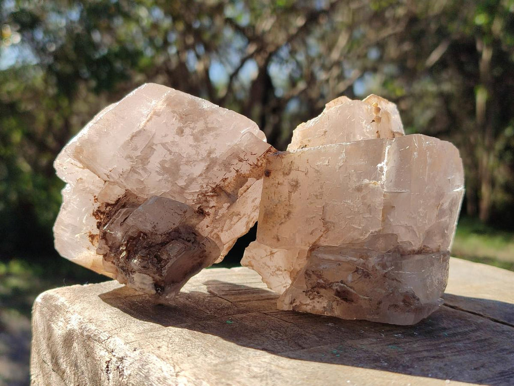 Natural Rhombohedral Calcite Specimens x 3 From Albert's Mountain, Lesotho - Toprock Gemstones and Minerals 