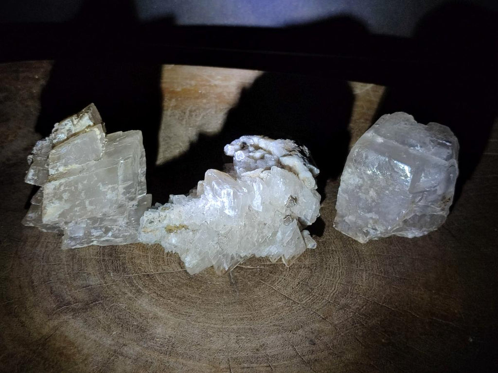 Natural Rhombohedral Calcite Specimens x 3 From Albert's Mountain, Lesotho - Toprock Gemstones and Minerals 