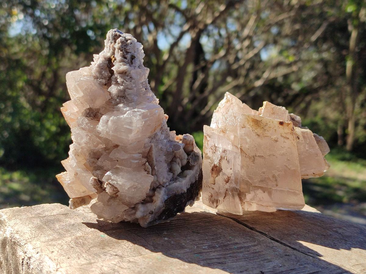 Natural Rhombohedral Calcite Specimens x 3 From Albert's Mountain, Lesotho - Toprock Gemstones and Minerals 