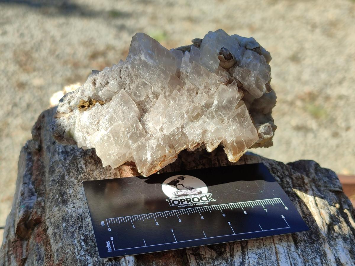 Natural Rhombohedral Calcite Specimens x 3 From Albert's Mountain, Lesotho - Toprock Gemstones and Minerals 