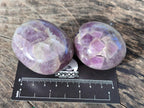 Polished Chevron Amethyst Galets x 12 From Madagascar - Toprock Gemstones and Minerals 
