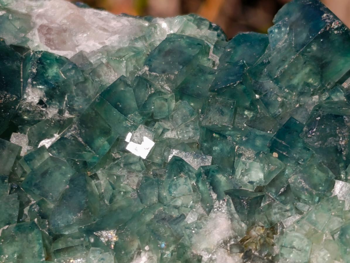 Natural Large Green Cubic Fluorite Specimens x 2 From Mandrosonoro, Madagascar - Toprock Gemstones and Minerals 