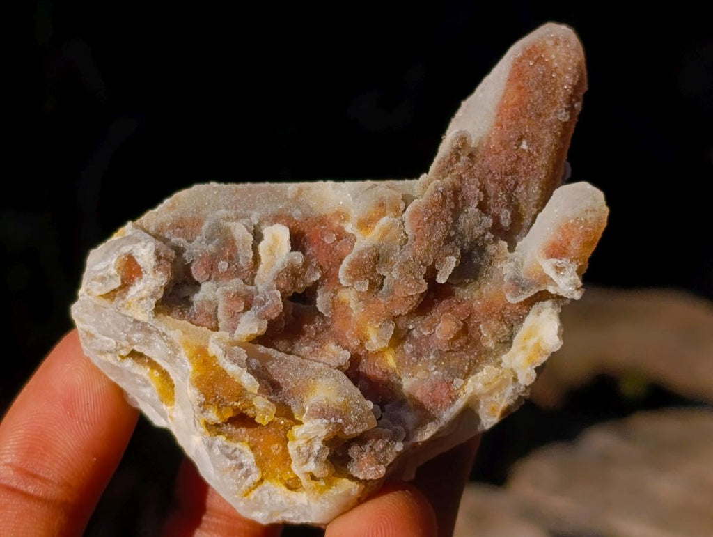 Natural Drusy Fairy Spirit Quartz Crystals with Hematoid Inclusions x 35 From Boekenhouthoek, South Africa - Toprock Gemstones and Minerals 