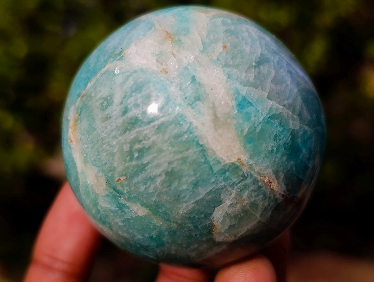 Polished Amazonite Spheres x 4 From Madagascar - Toprock Gemstones and Minerals 