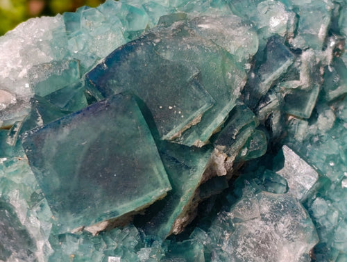 Natural Large Green Cubic Fluorite Specimen x 1 From Mandrosonoro, Madagascar - Toprock Gemstones and Minerals 