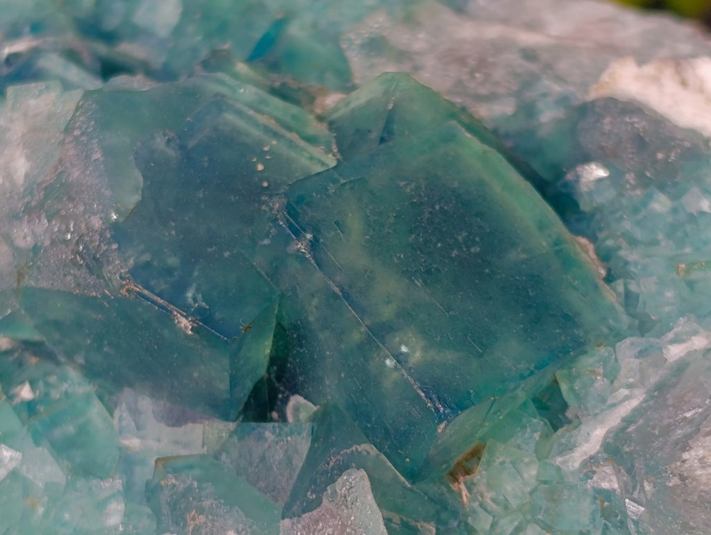 Natural Large Green Cubic Fluorite Specimen x 1 From Mandrosonoro, Madagascar - Toprock Gemstones and Minerals 