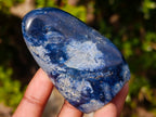 Polished Dumortierite Standing Display Pieces x 7 From Madagascar - Toprock Gemstones and Minerals 