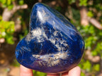 Polished Dumortierite Standing Display Pieces x 7 From Madagascar - Toprock Gemstones and Minerals 