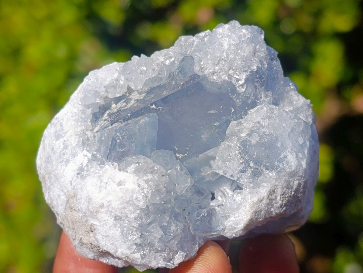 Natural Blue Celestite Specimens x 21 From Sakoany, Madagascar - Toprock Gemstones and Minerals 