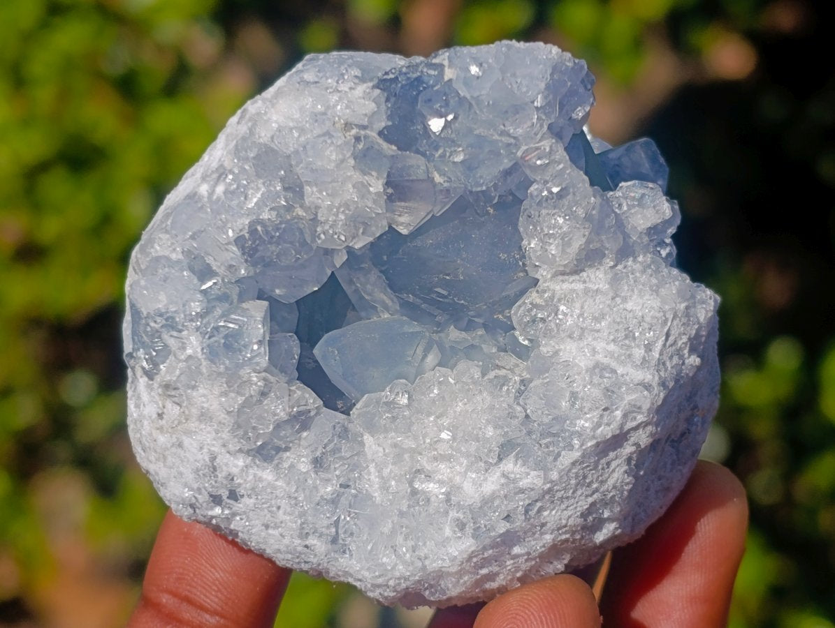 Natural Blue Celestite Specimens x 21 From Sakoany, Madagascar - Toprock Gemstones and Minerals 
