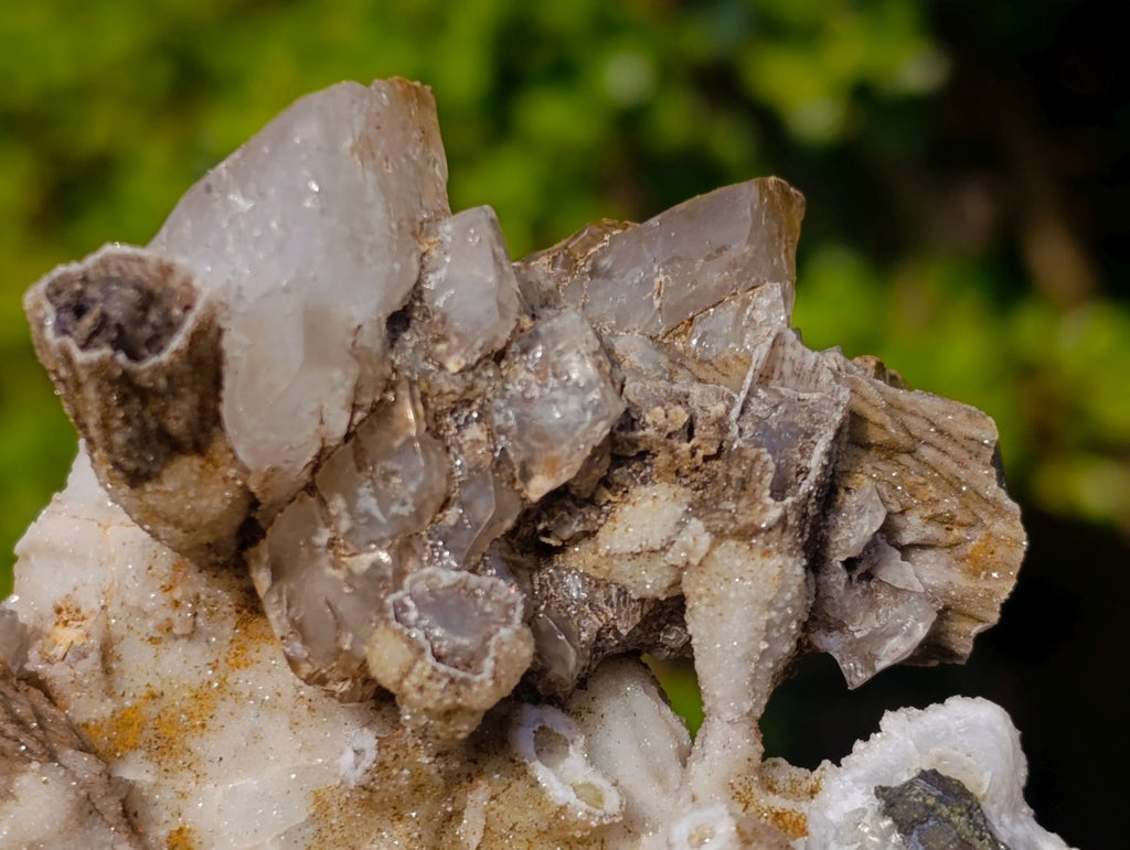 Natural Rhomboherdral and Spearhead Calcite Specimens x 2 From Albert's Mountain, Lesotho - Toprock Gemstones and Minerals 