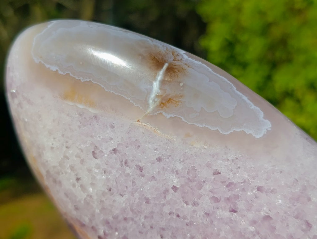 Polished Large Agate Amethyst Geode x 1 From Maintirano, Madagascar - Toprock Gemstones and Minerals 