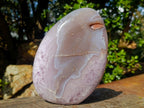 Polished Large Agate Amethyst Geode x 1 From Maintirano, Madagascar - Toprock Gemstones and Minerals 