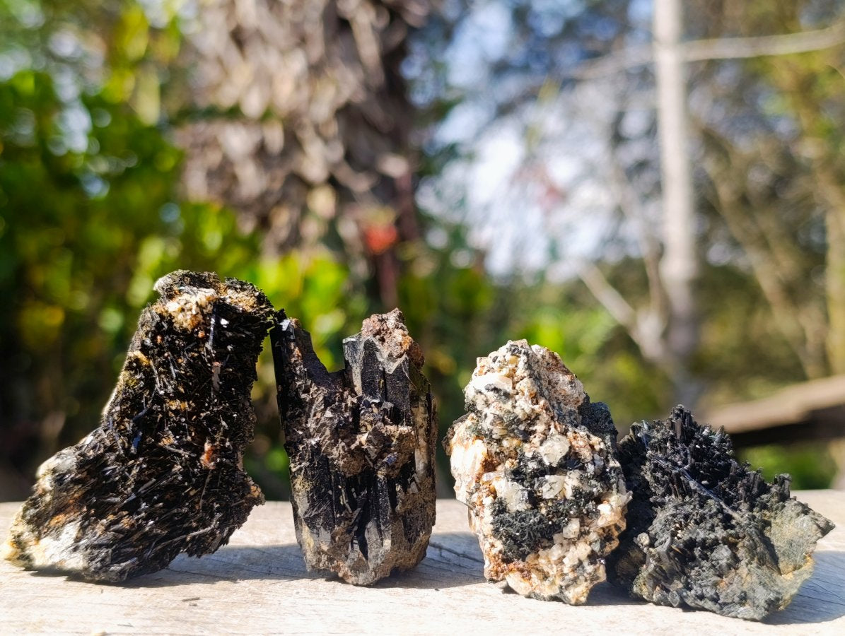 Natural Aegirine and Orthoclase Crystals x 6 From Zomba, Malawi - Toprock Gemstones and Minerals 