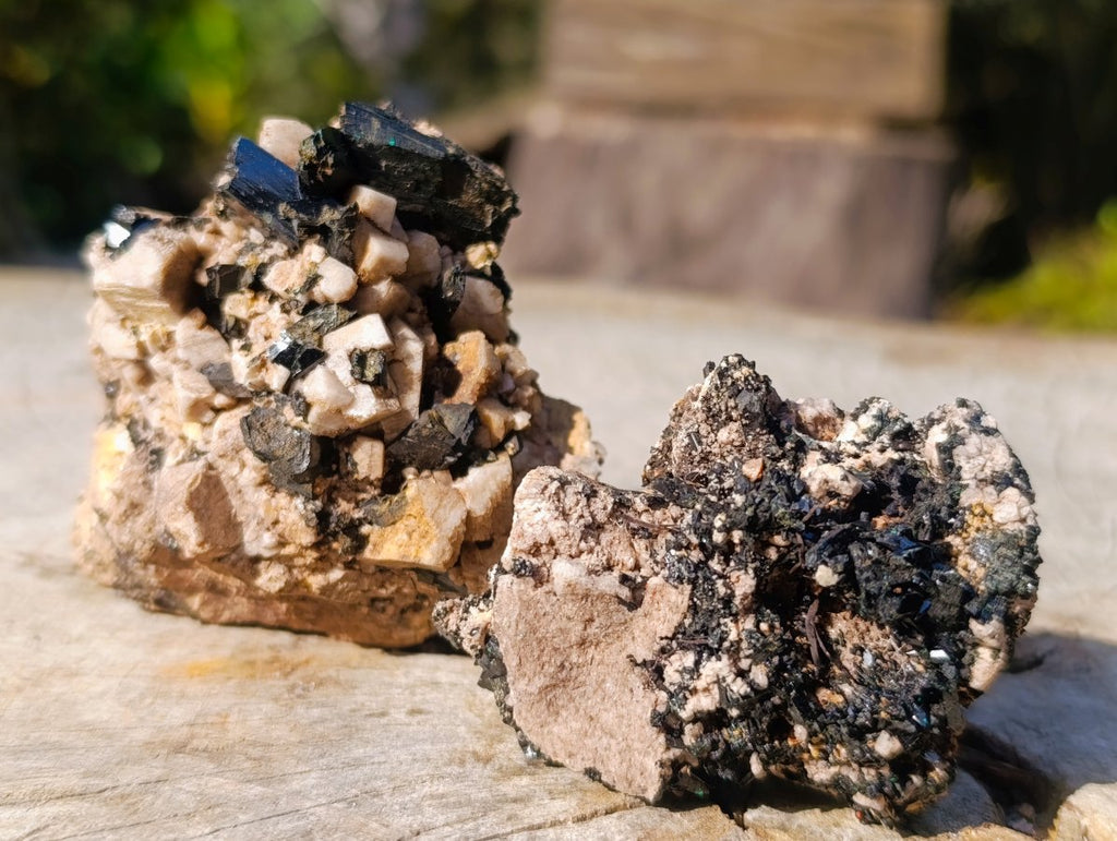 Natural Aegirine and Orthoclase Crystals x 6 From Zomba, Malawi - Toprock Gemstones and Minerals 