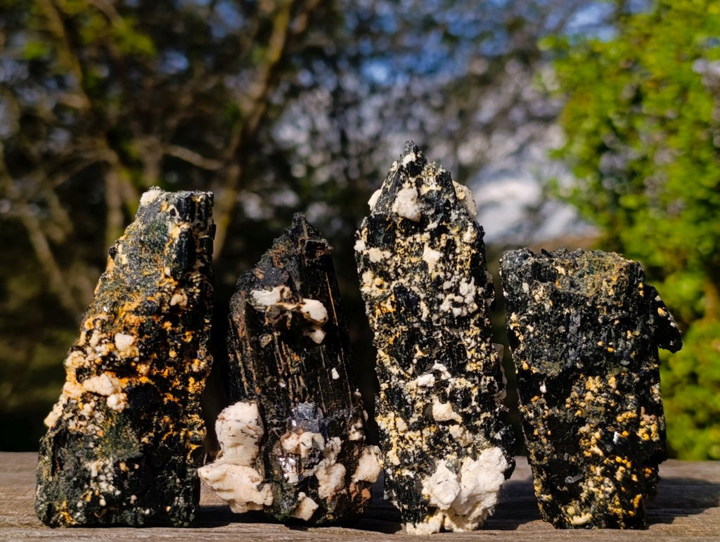 Natural Aegirine and Orthoclase Crystals x 6 From Zomba, Malawi - Toprock Gemstones and Minerals 