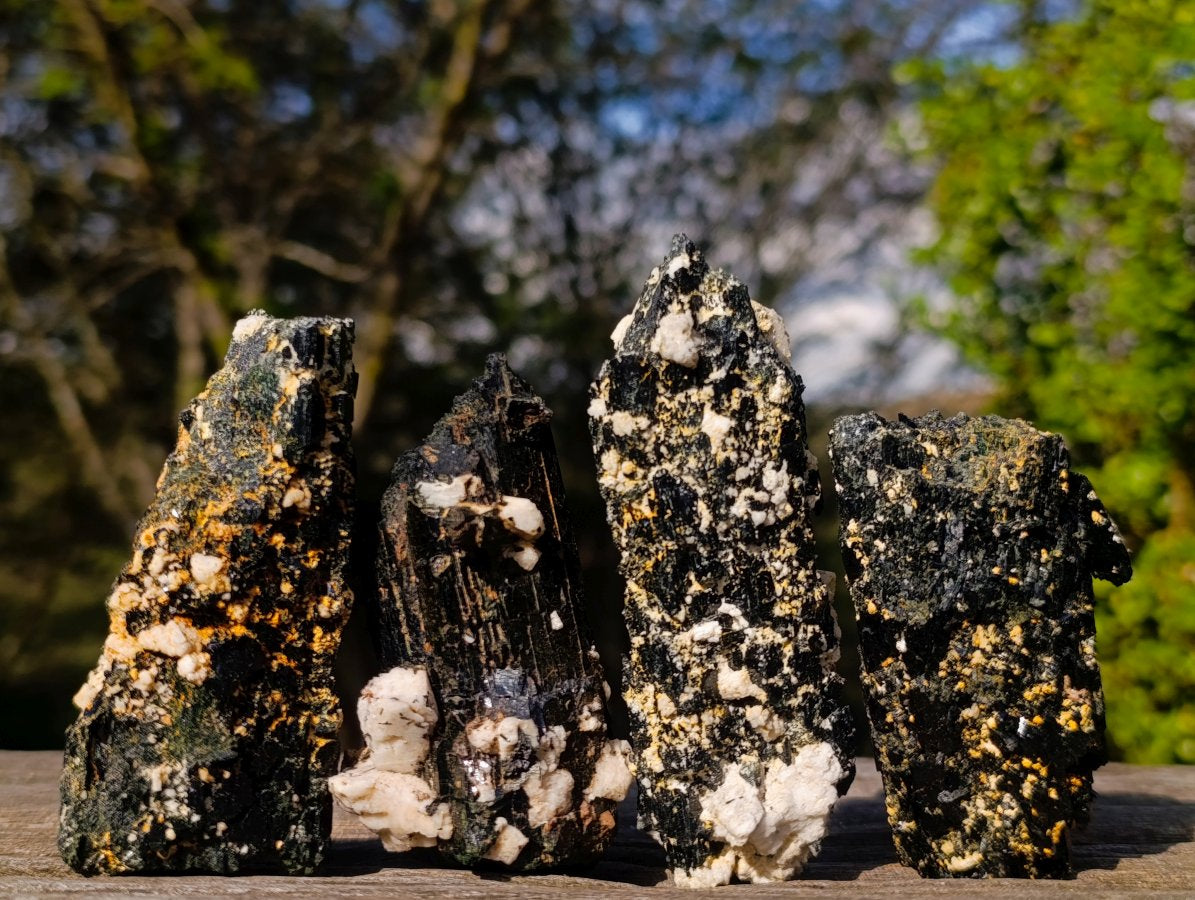 Natural Aegirine and Orthoclase Crystals x 6 From Zomba, Malawi - Toprock Gemstones and Minerals 