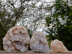 Natural Drusy Snow White Quartz Clusters x 12 From Madagascar - Toprock Gemstones and Minerals 