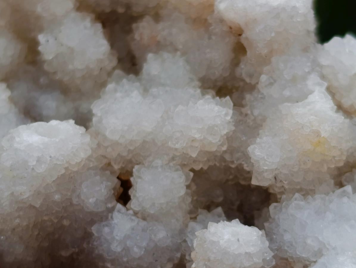 Natural Drusy Snow White Quartz Clusters x 12 From Madagascar - Toprock Gemstones and Minerals 