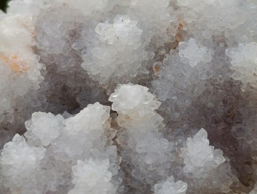 Natural Drusy Snow White Quartz Clusters x 12 From Madagascar - Toprock Gemstones and Minerals 