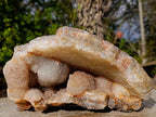 Natural Crystalline Agate Geode with Drusy Ball Quartz Centre x 1 From Maintirano, Madagascar - Toprock Gemstones and Minerals 