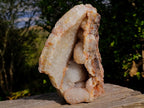 Natural Crystalline Agate Geode with Drusy Ball Quartz Centre x 1 From Maintirano, Madagascar - Toprock Gemstones and Minerals 