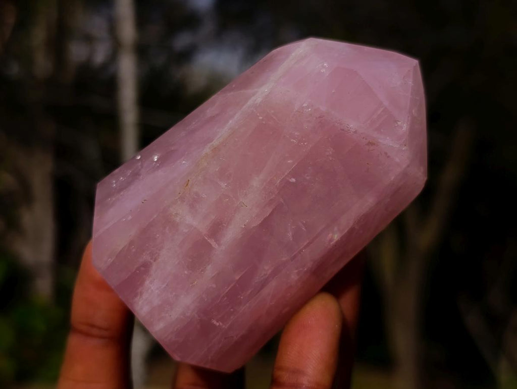 Polished Gemmy Rose Quartz Display Crystals x 6 From Madagascar - Toprock Gemstones and Minerals 
