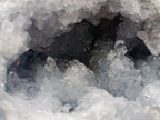 Natural Blue Celestite Geode Specimens x 2 From Sakoany, Madagascar - Toprock Gemstones and Minerals 