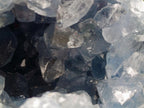 Natural Blue Celestite Geode Specimens x 2 From Sakoany, Madagascar - Toprock Gemstones and Minerals 