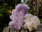 Natural Spirit Amethyst and Spirit Quartz Clusters x 6 From Boekenhouthoek, South Africa - Toprock Gemstones and Minerals 