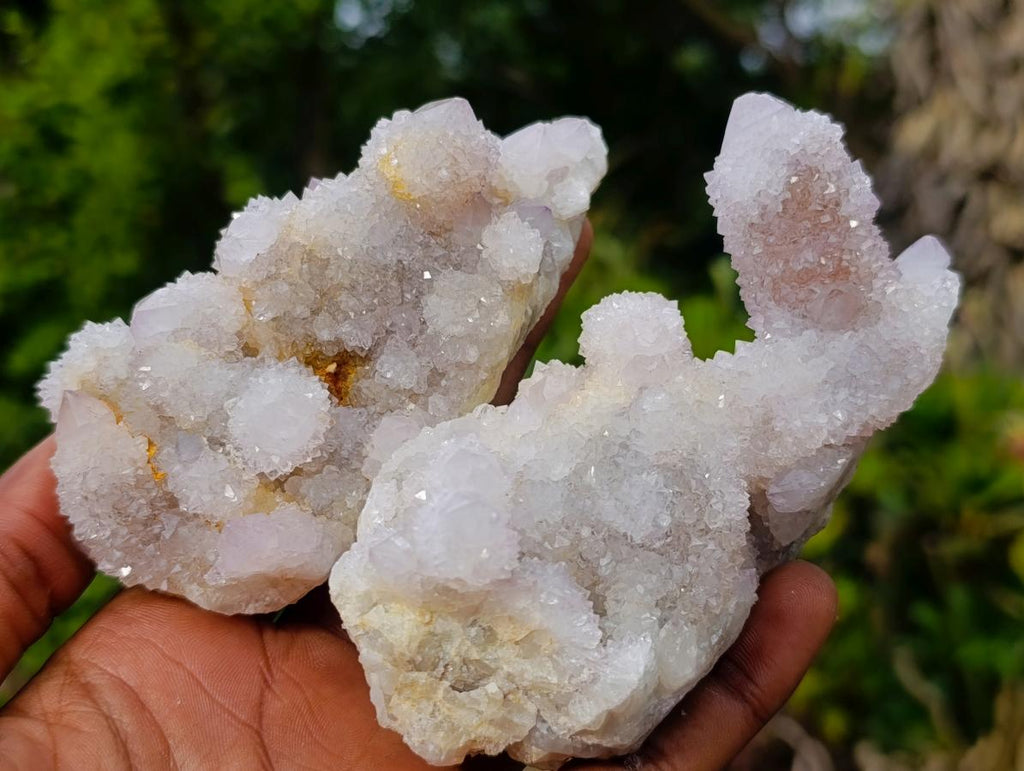 Natural Spirit Amethyst and Spirit Quartz Clusters x 6 From Boekenhouthoek, South Africa - Toprock Gemstones and Minerals 