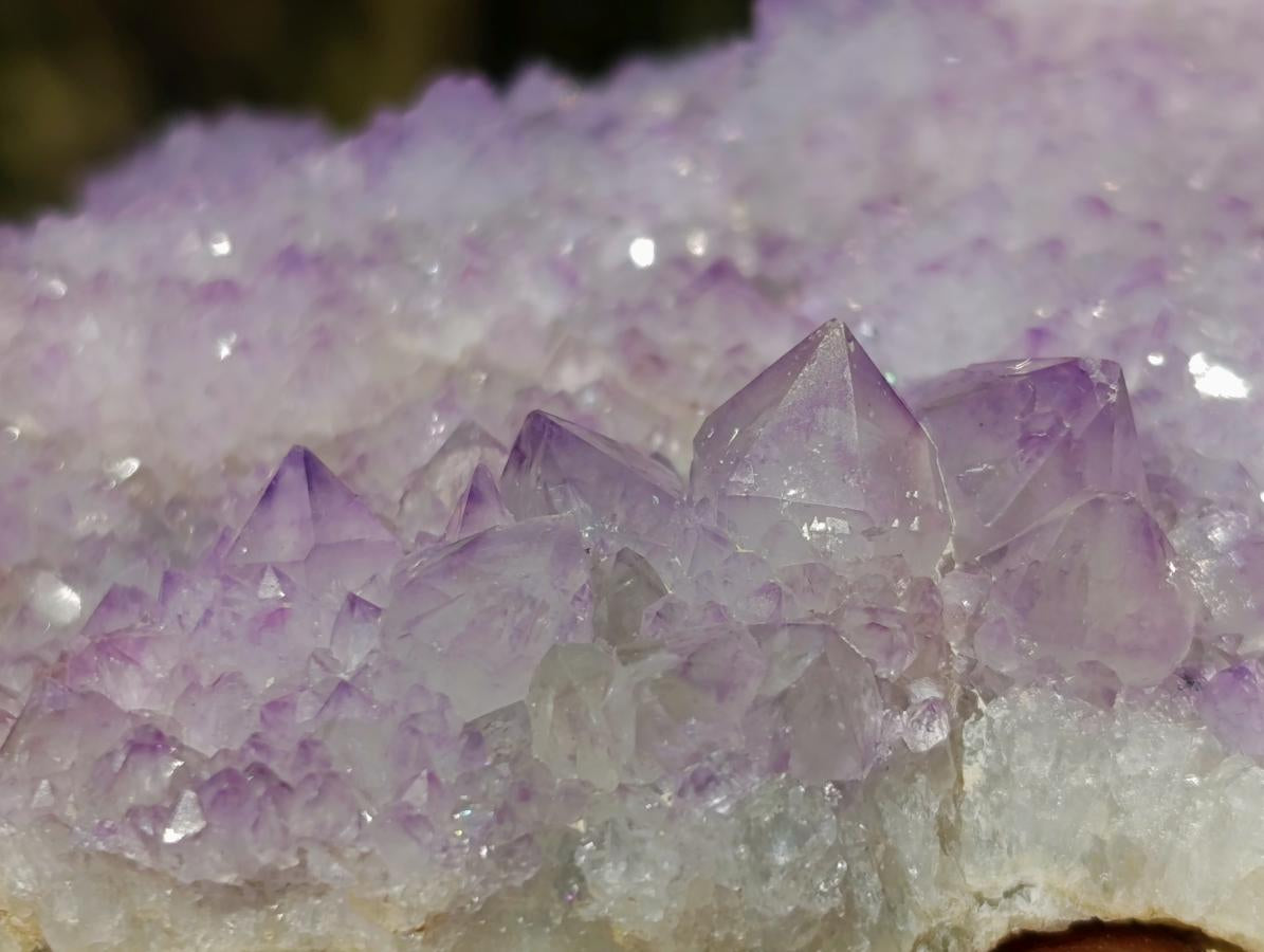 Natural Spirit Amethyst and Spirit Quartz Clusters x 6 From Boekenhouthoek, South Africa - Toprock Gemstones and Minerals 