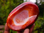 Polished Carnelian Agate Gemstone Bowls x 12 From Madagascar - Toprock Gemstones and Minerals 