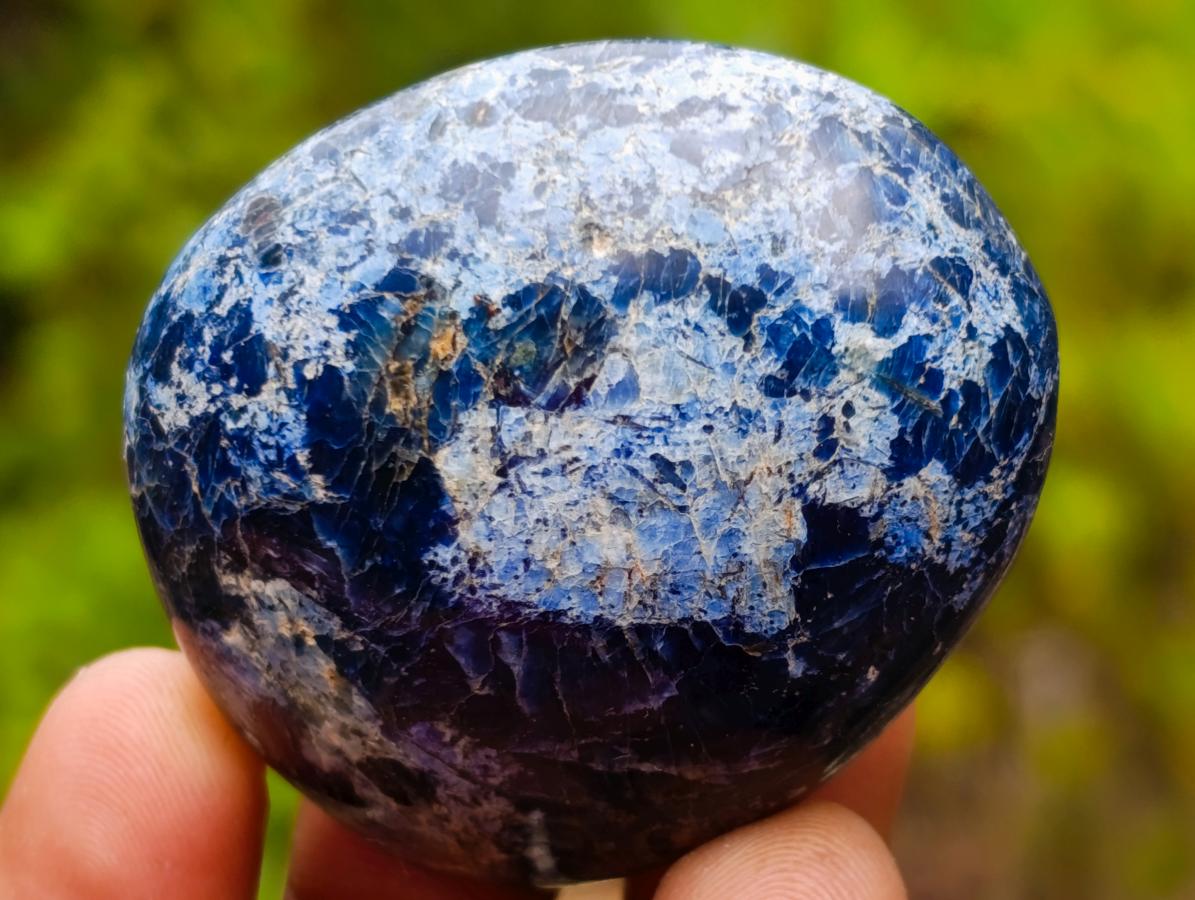 Polished Super Rare Dumortierite Galets x 29 From Madagascar - Toprock Gemstones and Minerals 