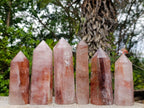 Polished Red Hematoid Quartz Display Crystals x 6 From Ambatondrazaka, Madagascar - Toprock Gemstones and Minerals 