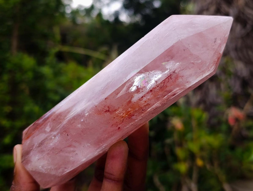 Polished Red Hematoid Quartz Display Crystals x 6 From Ambatondrazaka, Madagascar - Toprock Gemstones and Minerals 