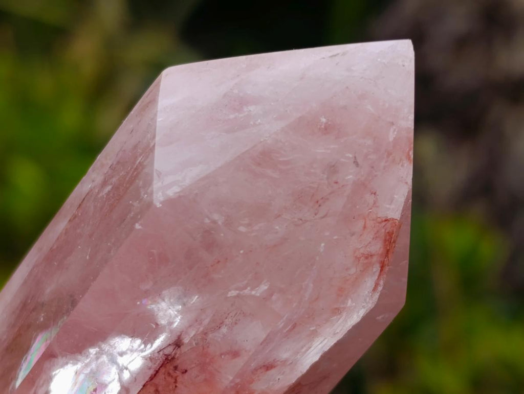 Polished Red Hematoid Quartz Display Crystals x 6 From Ambatondrazaka, Madagascar - Toprock Gemstones and Minerals 
