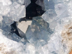 Natural Blue Celestite Geode Specimens x 2 From Sakoany, Madagascar - Toprock Gemstones and Minerals 