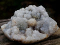 Natural Drusy Fingered White Quartz Clusters with Polished Sides x 3 From Madagascar - Toprock Gemstones and Minerals 