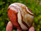 Polished Polychrome Jasper Palm Stones x 12 From NW Coast, Madagascar - Toprock Gemstones and Minerals 